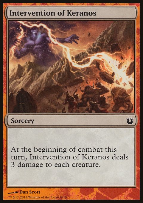 Intervention of Keranos, Battle the Horde #8, Magic: The Gathering card
