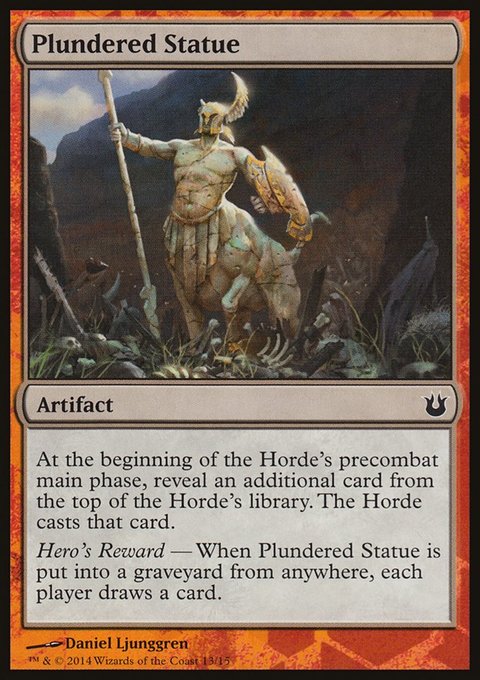 Plundered Statue, Battle the Horde #13, Magic: The Gathering card