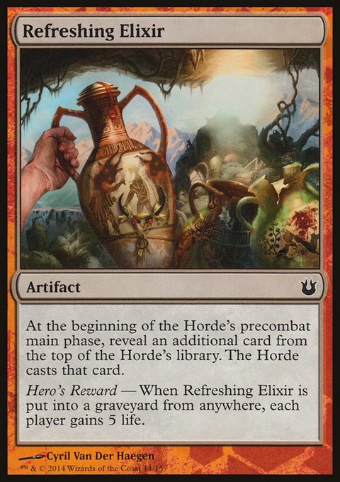 Refreshing Elixir, Battle the Horde #14, Magic: The Gathering card