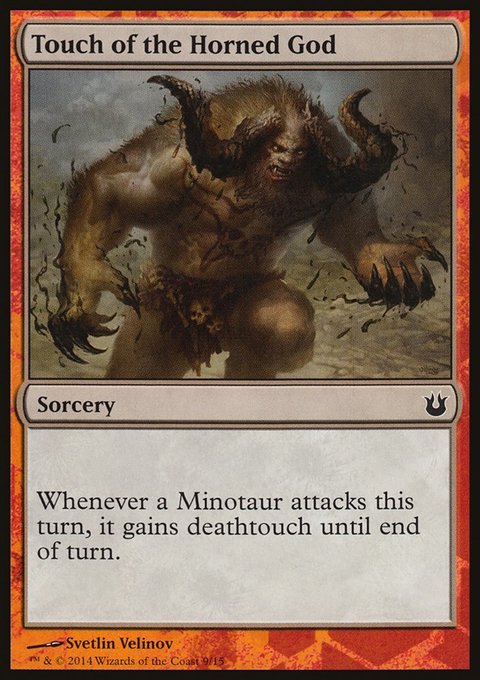 Touch of the Horned God, Battle the Horde #9, Magic: The Gathering card