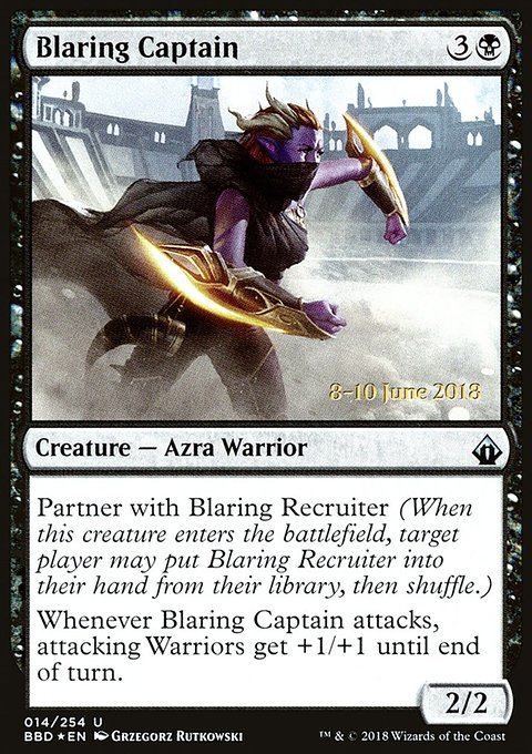 Blaring Captain, Battlebond Promos #14s, Magic: The Gathering card