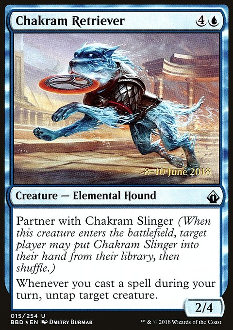 Chakram Retriever, Battlebond Promos #15s, Magic: The Gathering card