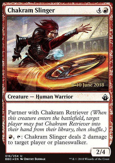 Chakram Slinger, Battlebond Promos #16s, Magic: The Gathering card