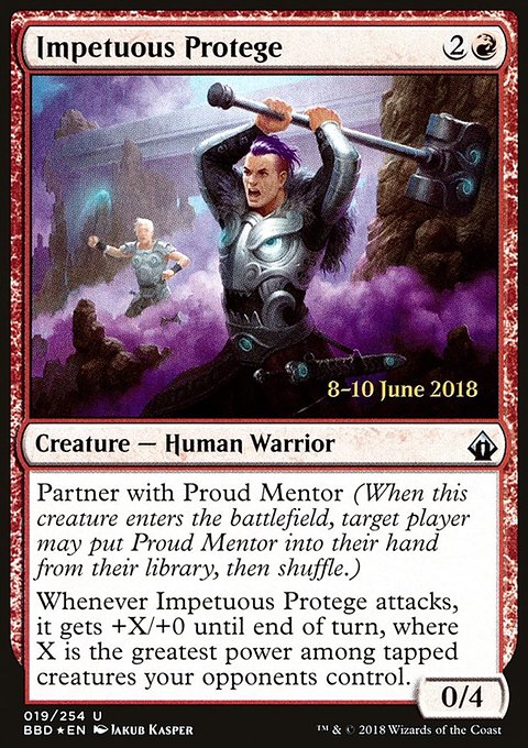 Impetuous Protege, Battlebond Promos #19s, Magic: The Gathering card