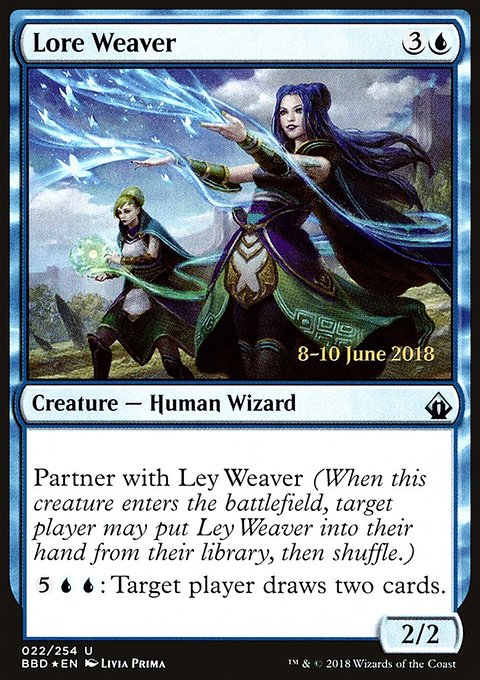 Lore Weaver, Battlebond Promos #22s, Magic: The Gathering card