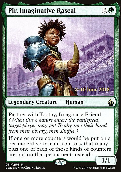 Pir, Imaginative Rascal, Battlebond Promos #11s, Magic: The Gathering card