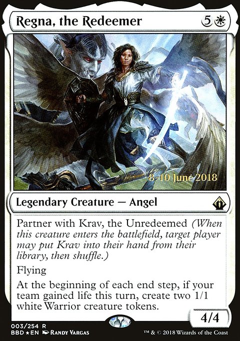 Regna, the Redeemer, Battlebond Promos #3s, Magic: The Gathering card