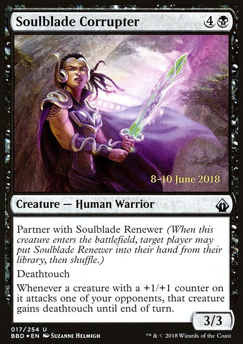 Soulblade Corrupter, Battlebond Promos #17s, Magic: The Gathering card