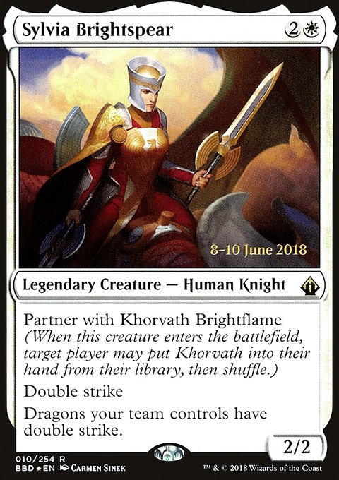 Sylvia Brightspear, Battlebond Promos #10s, Magic: The Gathering card