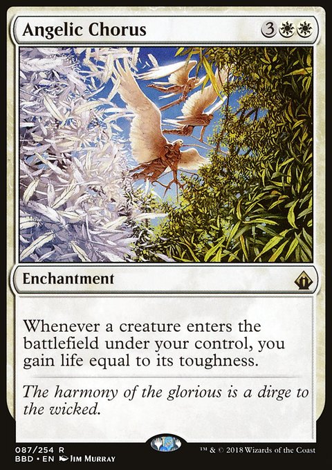 Angelic Chorus, Battlebond #87, Magic: The Gathering card