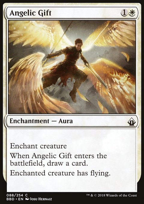 Angelic Gift, Battlebond #88, Magic: The Gathering card