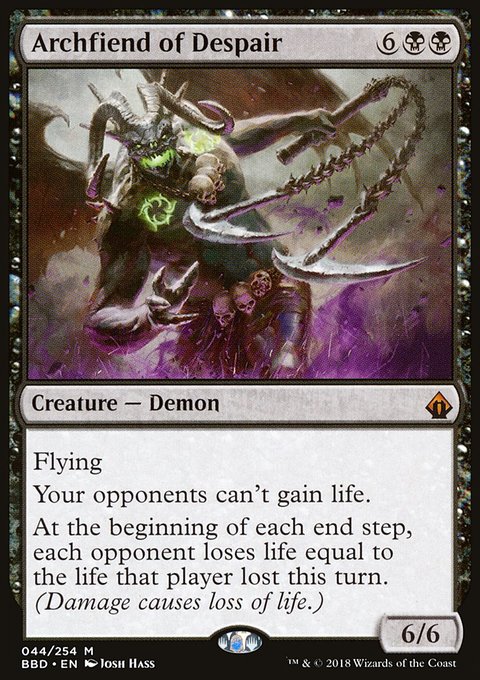 Archfiend of Despair, Battlebond #44, Magic: The Gathering card