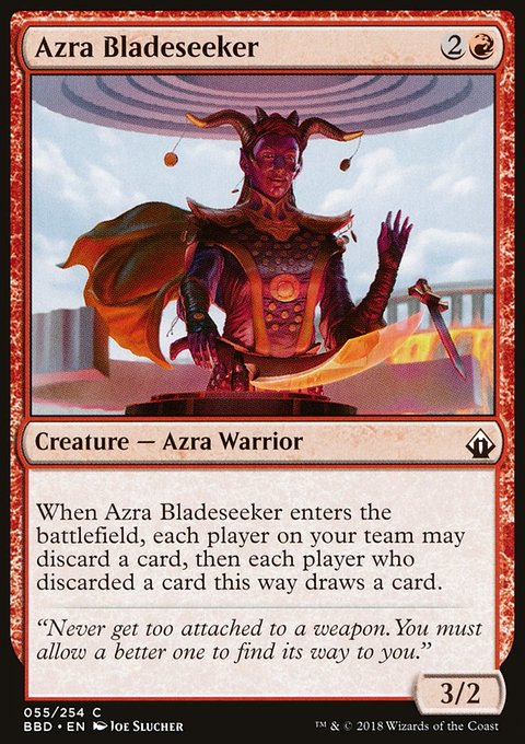 Azra Bladeseeker, Battlebond #55, Magic: The Gathering card