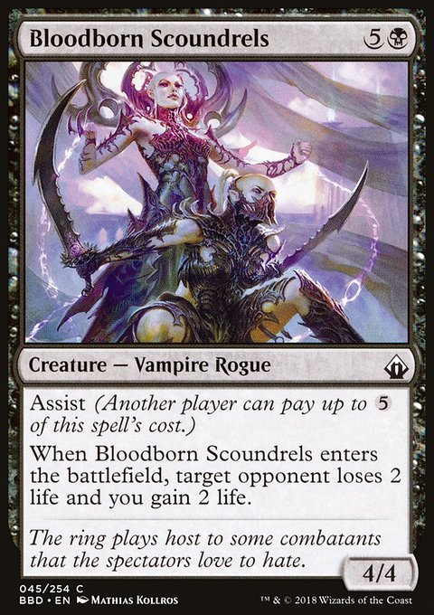 Bloodborn Scoundrels, Battlebond #45, Magic: The Gathering card