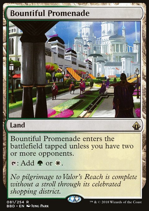 Bountiful Promenade, Battlebond #81, Magic: The Gathering card