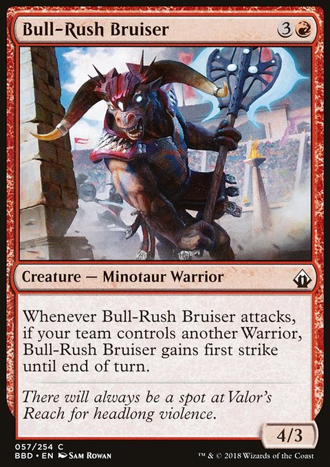 Bull-Rush Bruiser, Battlebond #57, Magic: The Gathering card