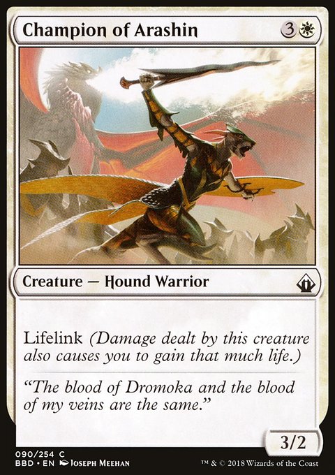 Champion of Arashin, Battlebond #90, Magic: The Gathering card