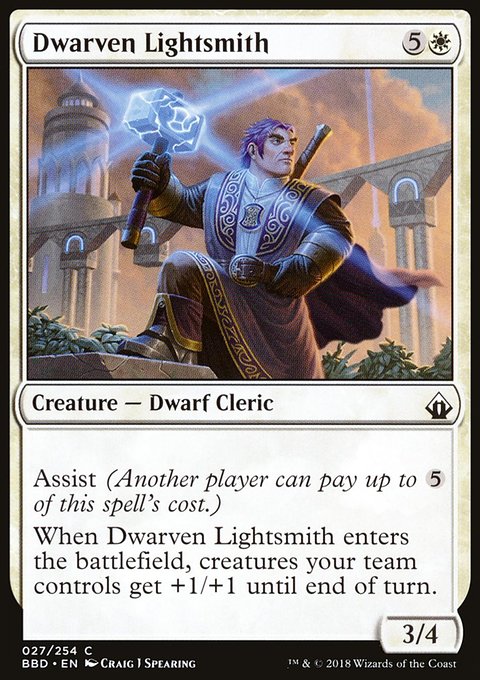 Dwarven Lightsmith, Battlebond #27, Magic: The Gathering card