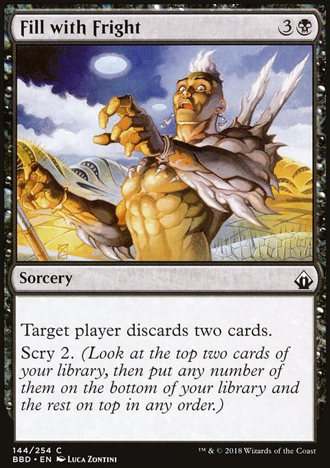Fill with Fright, Battlebond #144, Magic: The Gathering card