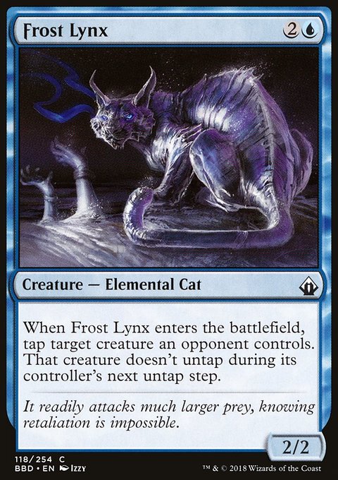 Frost Lynx, Battlebond #118, Magic: The Gathering card