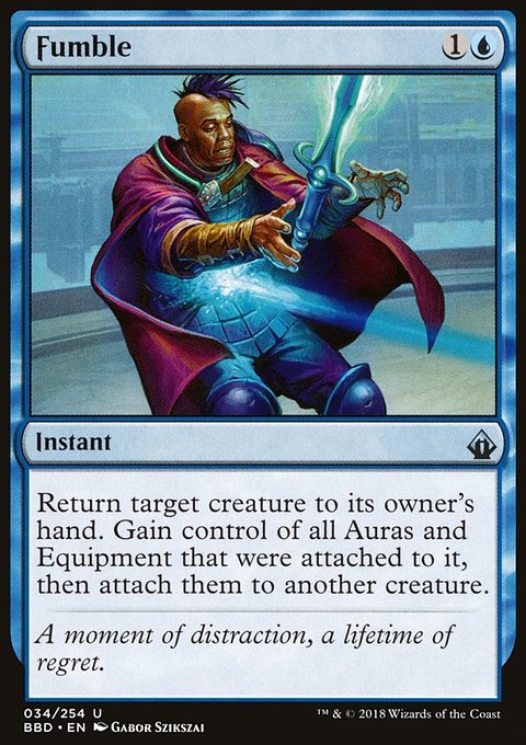 Fumble, Battlebond #34, Magic: The Gathering card