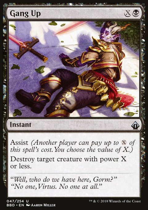 Gang Up, Battlebond #47, Magic: The Gathering card