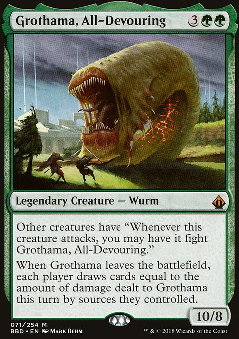 Grothama, All-Devouring, Battlebond #71, Magic: The Gathering card