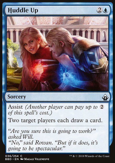 Huddle Up, Battlebond #36, Magic: The Gathering card