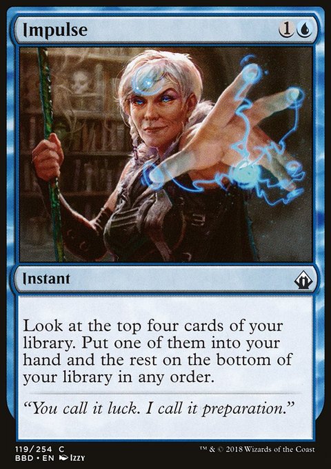Impulse, Battlebond #119, Magic: The Gathering card
