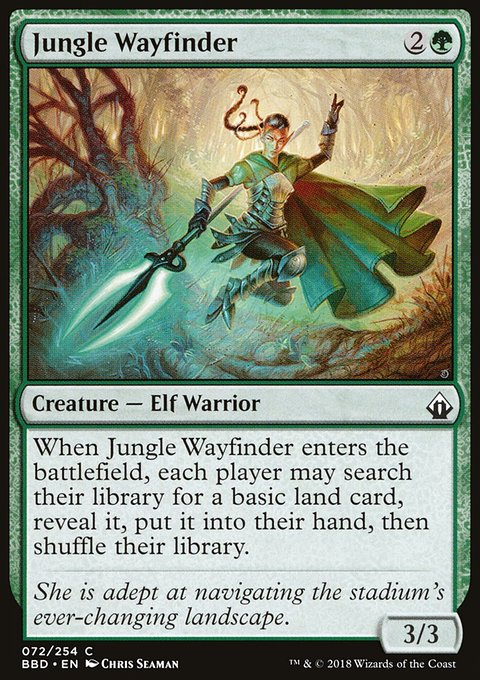 Jungle Wayfinder, Battlebond #72, Magic: The Gathering card