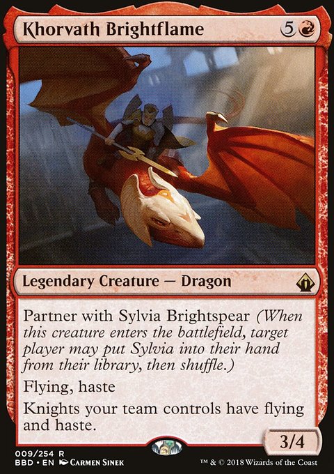 Khorvath Brightflame, Battlebond #9, Magic: The Gathering card