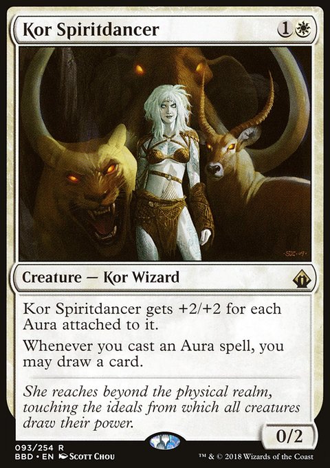 Kor Spiritdancer, Battlebond #93, Magic: The Gathering card