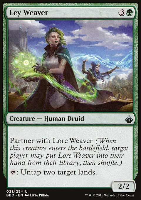 Ley Weaver, Battlebond #21, Magic: The Gathering card