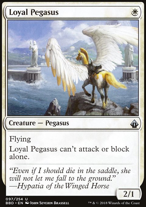 Loyal Pegasus, Battlebond #97, Magic: The Gathering card
