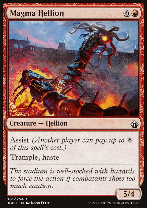 Magma Hellion, Battlebond #61, Magic: The Gathering card