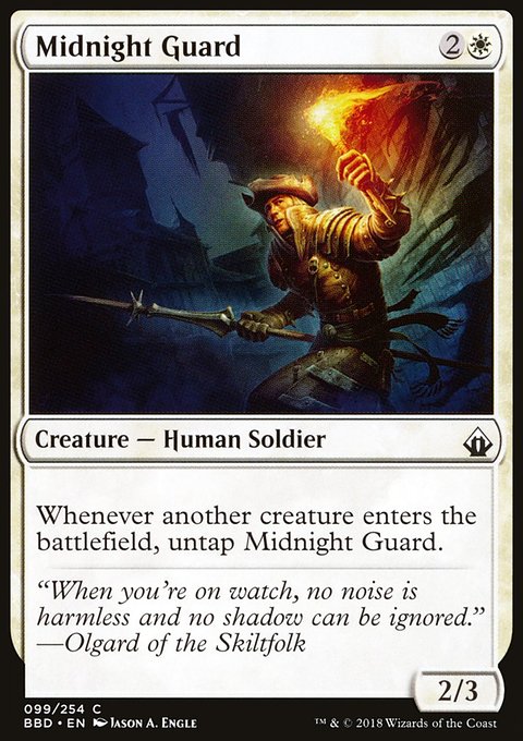 Midnight Guard, Battlebond #99, Magic: The Gathering card