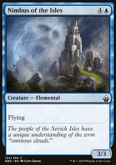 Nimbus of the Isles, Battlebond #124, Magic: The Gathering card
