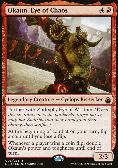 Okaun, Eye of Chaos, Battlebond #6, Magic: The Gathering card
