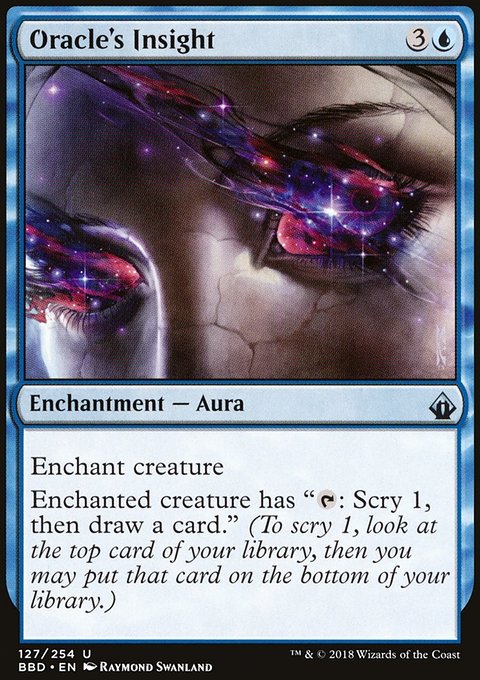 Oracle's Insight, Battlebond #127, Magic: The Gathering card