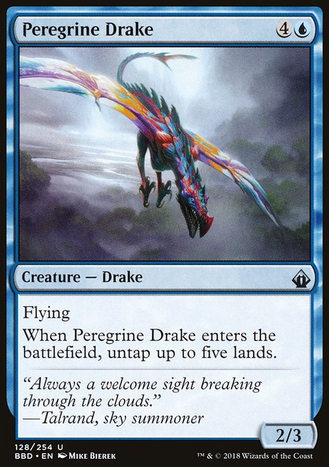 Peregrine Drake, Battlebond #128, Magic: The Gathering card