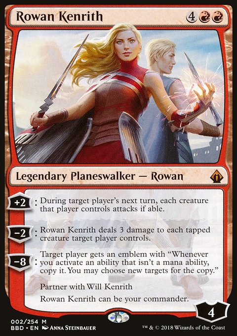 Rowan Kenrith, Battlebond #2, Magic: The Gathering card