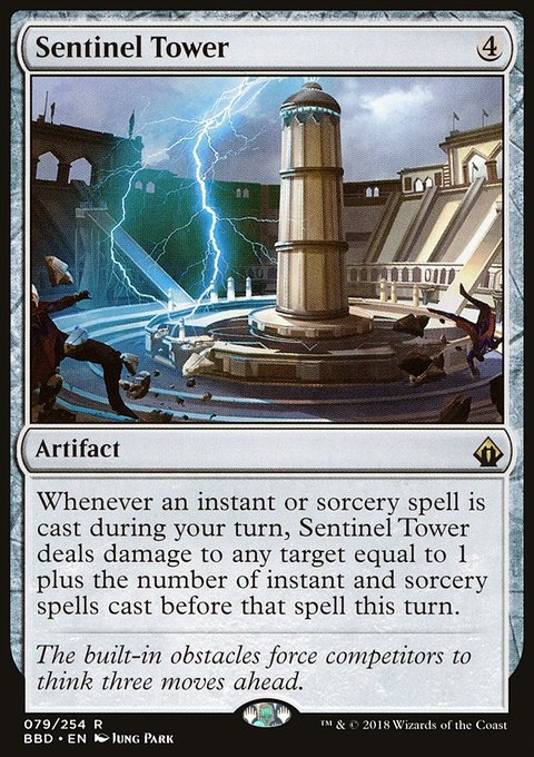 Sentinel Tower, Battlebond #79, Magic: The Gathering card