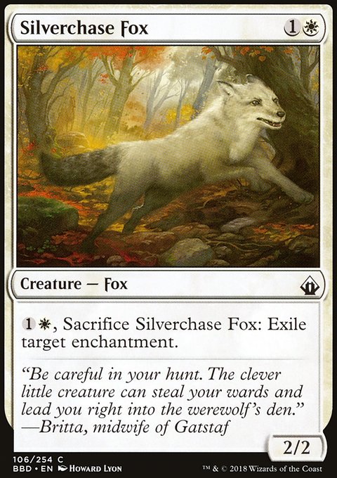 Silverchase Fox, Battlebond #106, Magic: The Gathering card