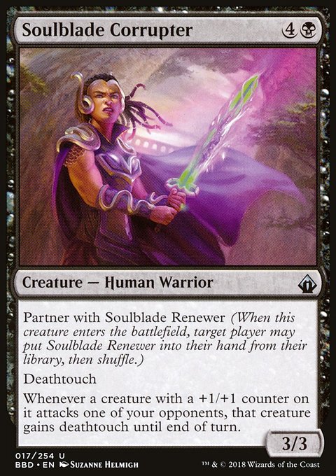 Soulblade Corrupter, Battlebond #17, Magic: The Gathering card