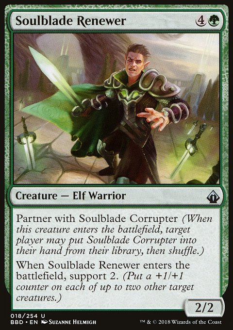 Soulblade Renewer, Battlebond #18, Magic: The Gathering card
