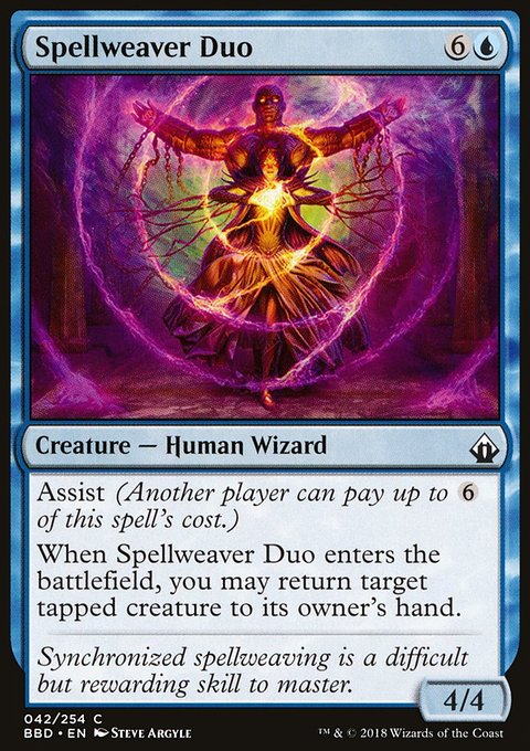 Spellweaver Duo, Battlebond #42, Magic: The Gathering card