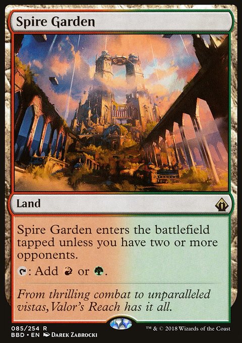 Spire Garden, Battlebond #85, Magic: The Gathering card