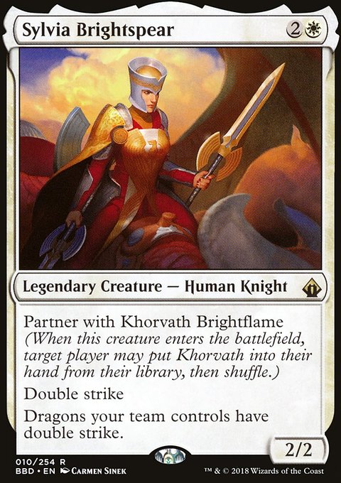 Sylvia Brightspear, Battlebond #10, Magic: The Gathering card