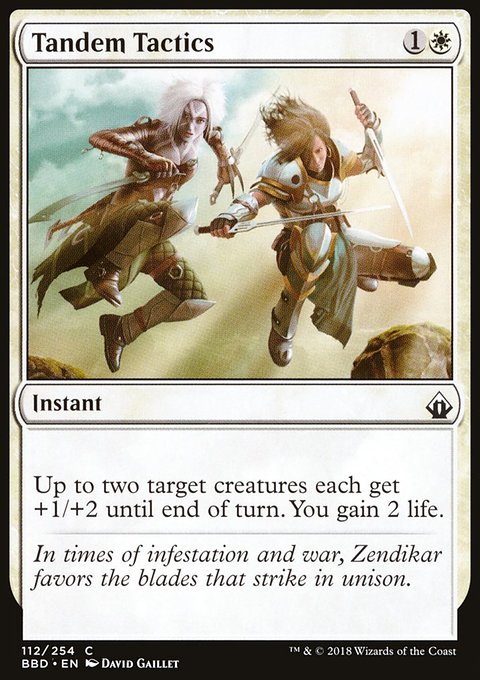Tandem Tactics, Battlebond #112, Magic: The Gathering card