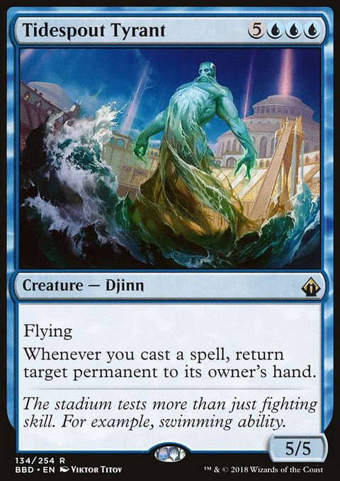 Tidespout Tyrant, Battlebond #134, Magic: The Gathering card